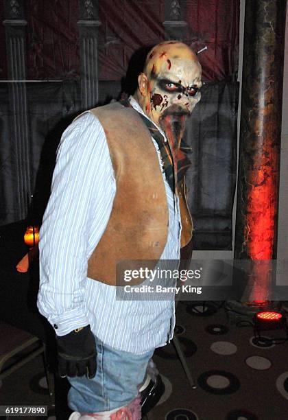 General view of atmsophere at Knott's Scary Farm black carpet event at Knott's Berry Farm on September 30, 2016 in Buena Park, California.