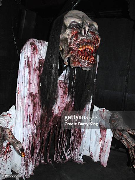 General view of atmsophere at Knott's Scary Farm black carpet event at Knott's Berry Farm on September 30, 2016 in Buena Park, California.