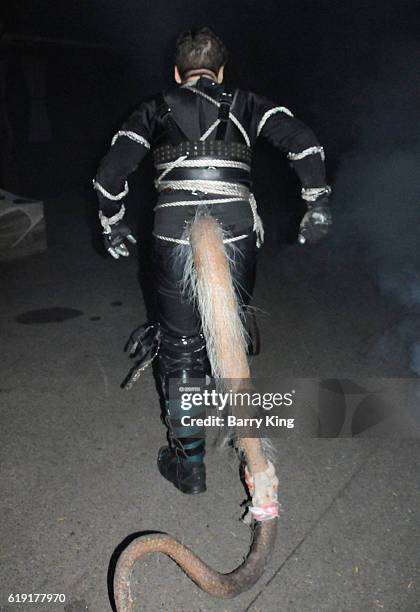 General view of atmsophere at Knott's Scary Farm black carpet event at Knott's Berry Farm on September 30, 2016 in Buena Park, California.