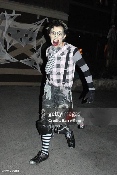 General view of atmsophere at Knott's Scary Farm black carpet event at Knott's Berry Farm on September 30, 2016 in Buena Park, California.