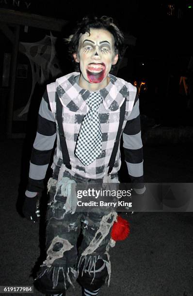 General view of atmsophere at Knott's Scary Farm black carpet event at Knott's Berry Farm on September 30, 2016 in Buena Park, California.