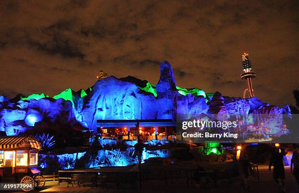 General view of atmsophere at Knott's Scary Farm black carpet event at Knott's Berry Farm on September 30, 2016 in Buena Park, California.