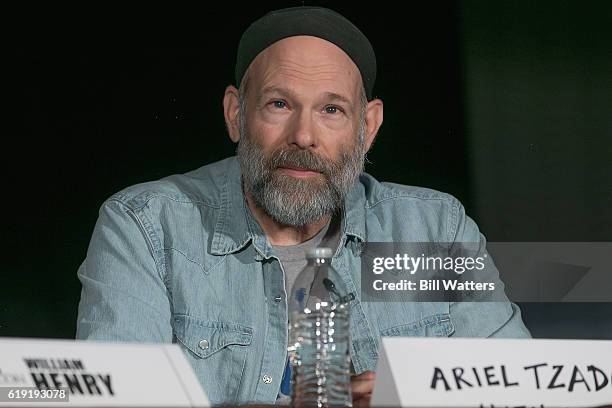 Rabbi Ariel Bar Tzadok speaks at the Ancient Aliens: Alien Technology panel during Alien Con at the Santa Clara Convention Center on October 29, 2016...