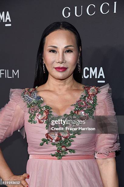 Gala co-chair Eva Chow attends the 2016 LACMA Art + Film Gala honoring Robert Irwin and Kathryn Bigelow presented by Gucci at LACMA on October 29,...