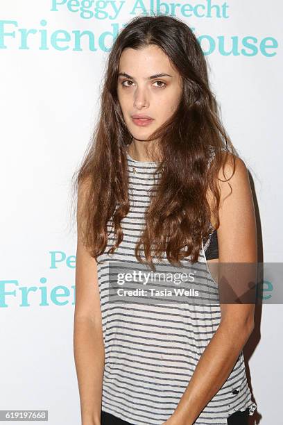 Actress Sonja Kinski attends the Peggy Albrecht Friendly House's 27th Annual Awards Luncheon at The Beverly Hilton Hotel on October 29, 2016 in...