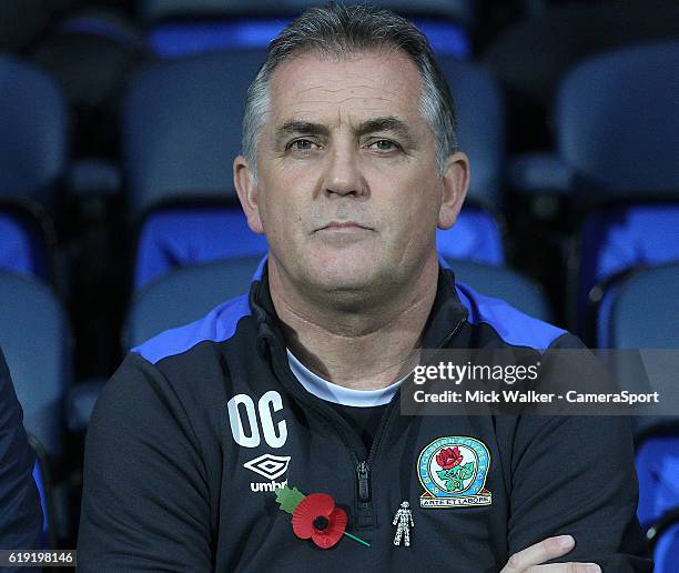 Blackburn Rovers Manager Owen Coyle during the Sky Bet Championship match between Blackburn Rovers and Wolverhampton Wanderers at Ewood Park on...