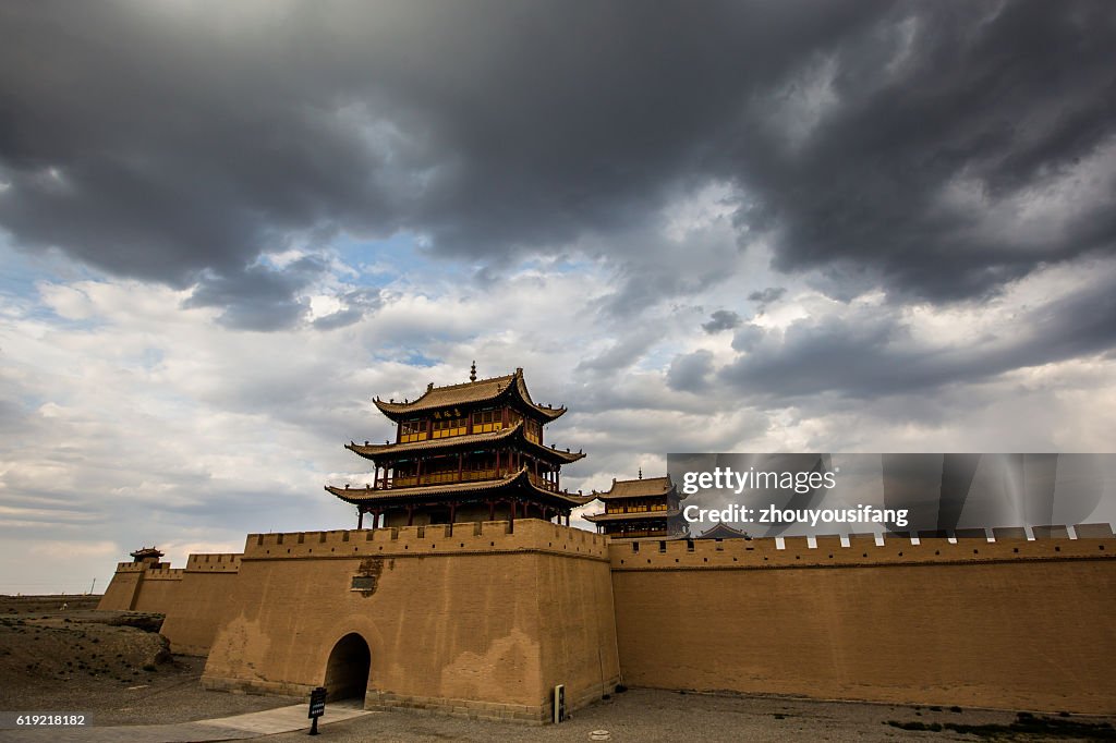 The Jiayuguan of Gansu Province' China