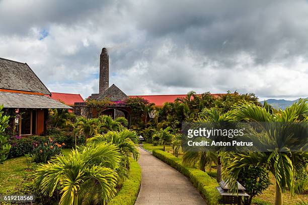 rum distillery. mauritius chamarel - ron green fotografías e imágenes de stock
