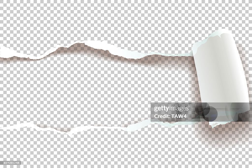Origami Ripped Ripped Paper High-Res Vector Graphic - Getty Images