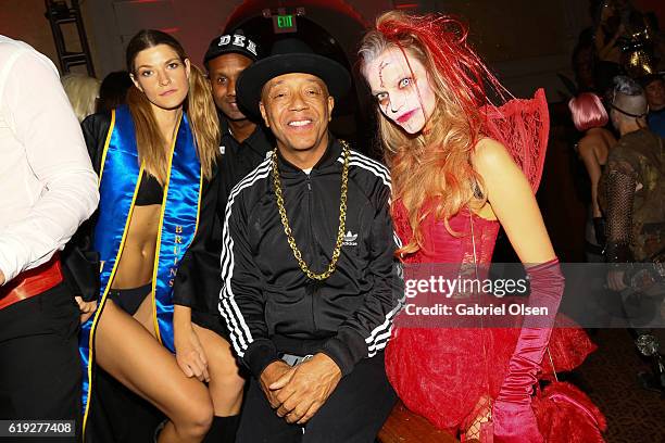 PRussell Simmons attends Trick or treats! - The 6th Annual treats! Magazine Halloween Party Sponsored by Absolut Elyx on October 29, 2016 in Los...