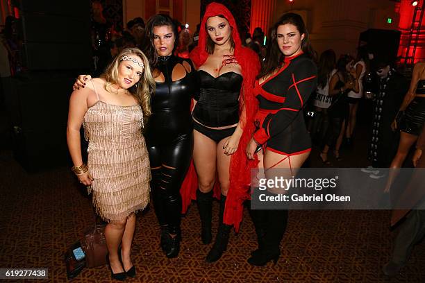 Guests in Halloween costumes attend Trick or treats! - The 6th Annual treats! Magazine Halloween Party Sponsored by Absolut Elyx on October 29, 2016...