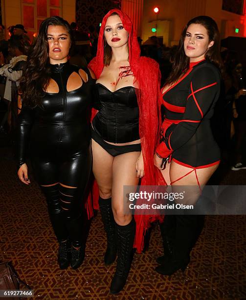 Guests in Halloween costumes attend Trick or treats! - The 6th Annual treats! Magazine Halloween Party Sponsored by Absolut Elyx on October 29, 2016...