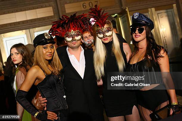 Guests in Halloween costumes attend Trick or treats! - The 6th Annual treats! Magazine Halloween Party Sponsored by Absolut Elyx on October 29, 2016...