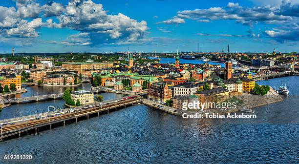 stockholm view - stockholm stock pictures, royalty-free photos & images