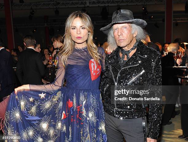 Stylist Erica Pelosini and James Goldstein attend the 2016 LACMA Art + Film Gala Honoring Robert Irwin and Kathryn Bigelow Presented By Gucci at...