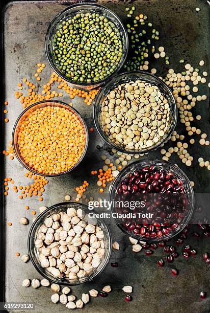 variety of legumes - lentil ストックフォトと画像