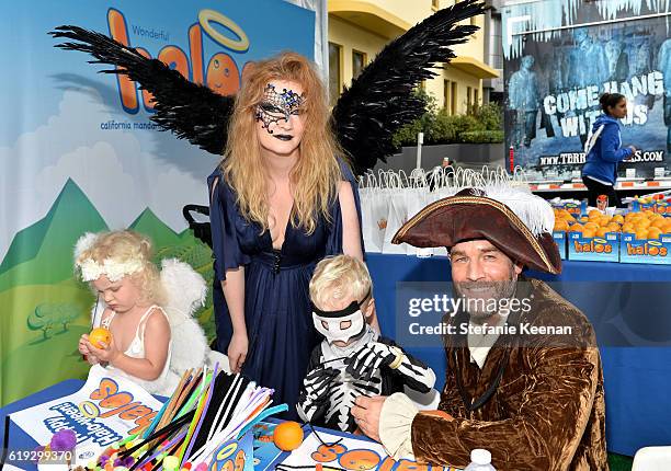 Kimberly Van Der Beek, James Van Der Beek and family attend the First-Ever GOOD+ Foundation Halloween Bash hosted Jessica Seinfeld at Sunset Gower...