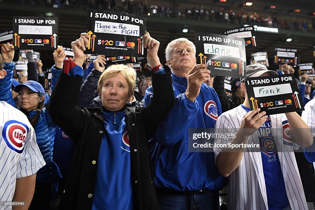 MLB: OCT 29 World Series - Game 4 - Indians at Cubs
