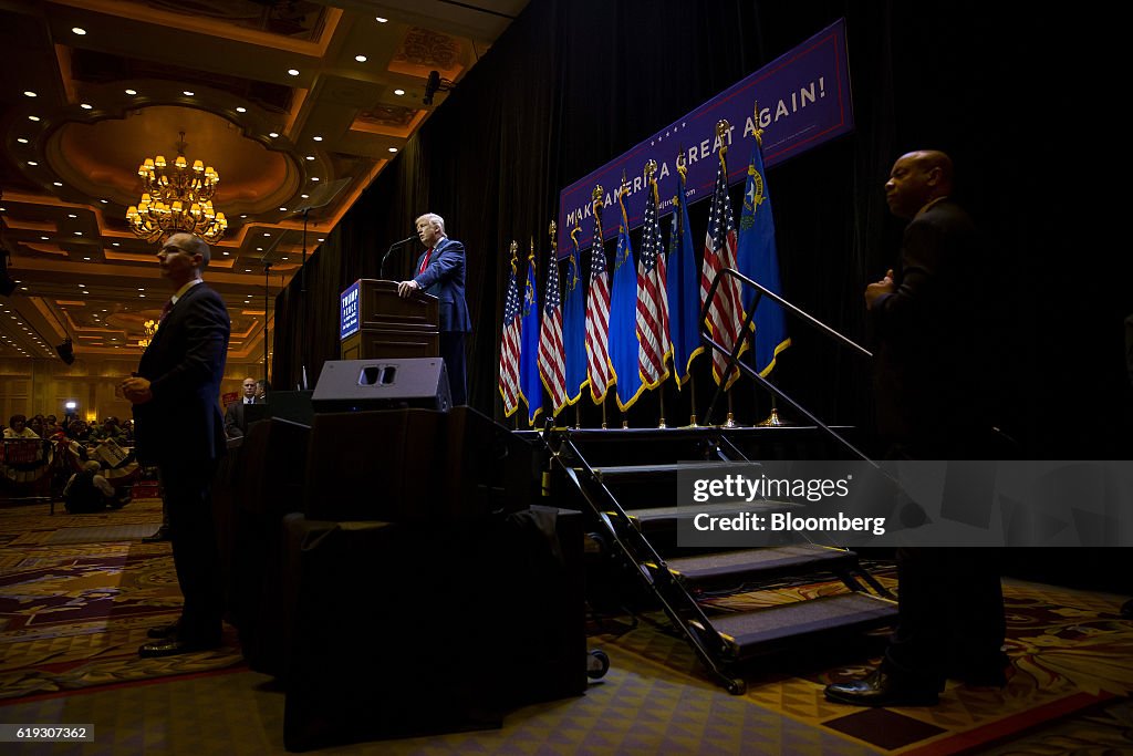 Republican Presidential Nominee Donald Trump Holds Las Vegas Campaign Rally