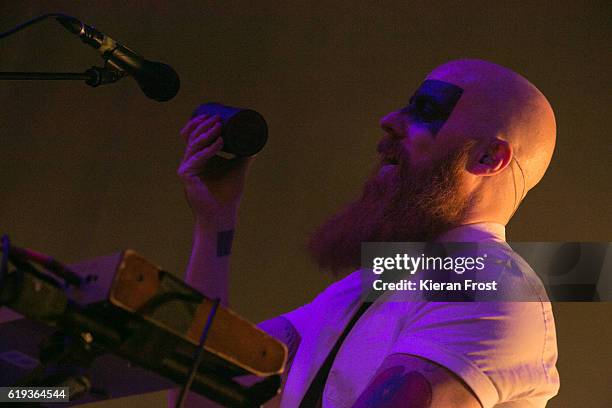 Michael Pope of Le Galaxie performs at Olympia Theatre on October 30, 2016 in Dublin, Ireland.