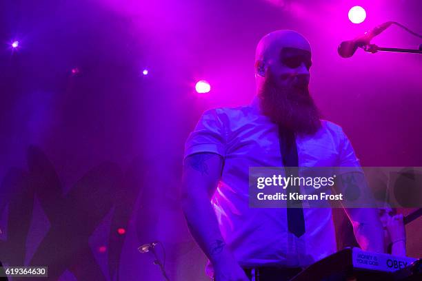 Michael Pope of Le Galaxie performs at Olympia Theatre on October 30, 2016 in Dublin, Ireland.