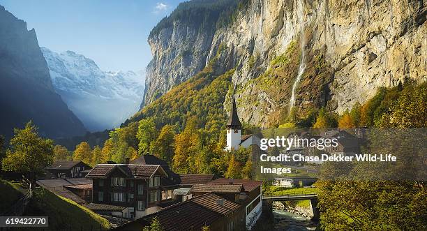 lauterbrunnen valley - bern stock pictures, royalty-free photos & images