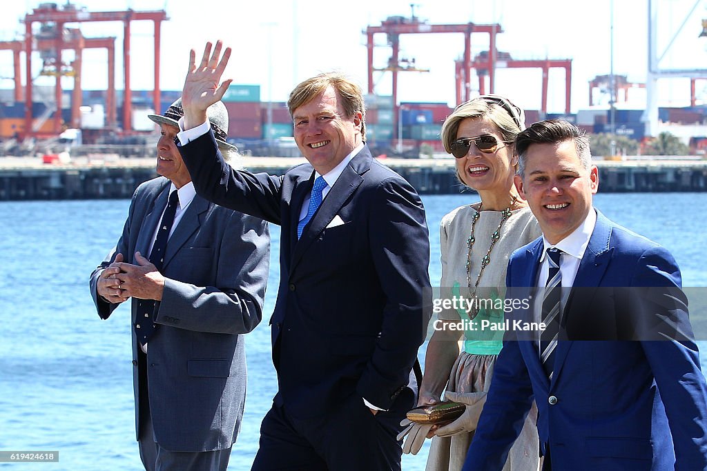 King Willem-Alexander And Queen Maxima Of The Netherlands Visit Australia