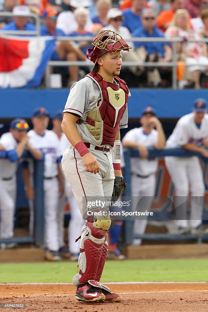 Cal Raleugh Fsu FSU's Cal Raleigh during the NCAA Super Regional game between the ...