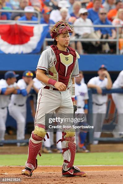 Cal Raleugh Fsu FSU's Cal Raleigh during the NCAA Super Regional game between the ...
