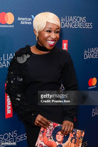 Cynthia Erivo attends "Les Liaisons Dangereuses" Opening Night - Arrivals & Curtain Call at Booth Theatre on October 30, 2016 in New York City.
