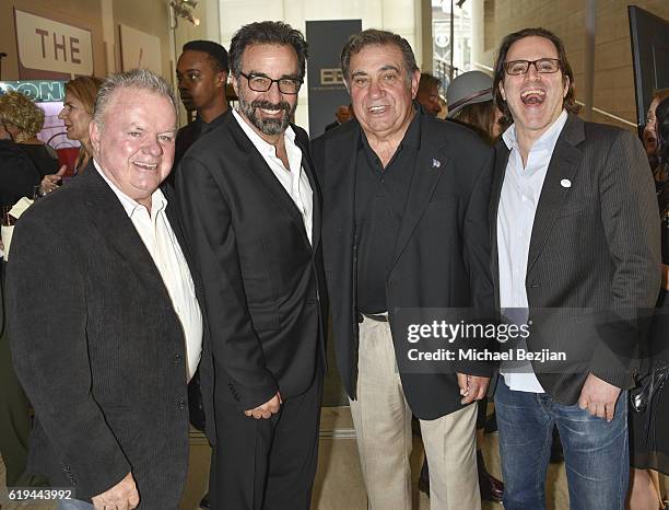 Jack McGee, Ray Abruzzo, Dan Lauria, and Ray Ellin pose for portrait at the 2nd Annual Carney Awards at The Paley Center for Media on October 30,...