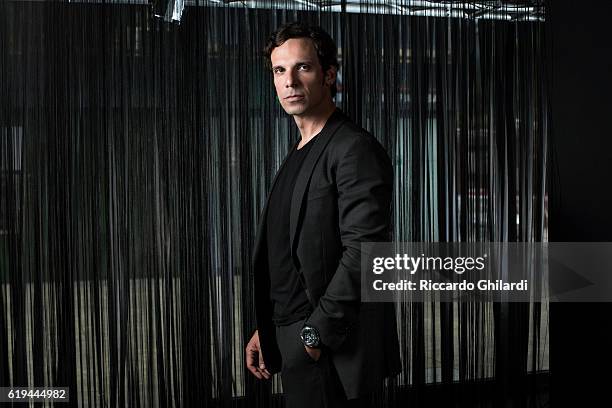 Actor Francesco Montanari is photographed for Self Assignment on October 15, 2016 in Rome, Italy.