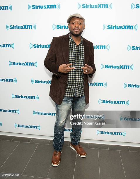 Actor Omar Epps visits the SiriusXM Studio on October 31, 2016 in New York City.