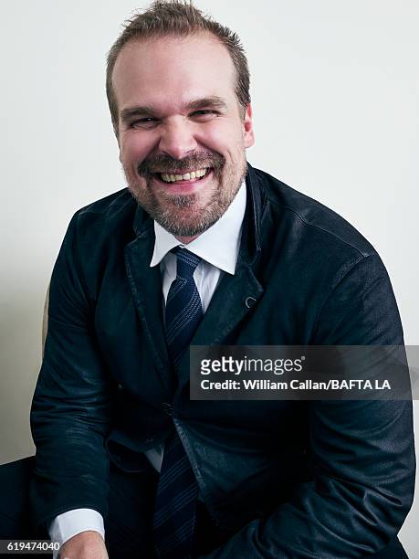 Actor David Harbour poses for a portrait BBC America BAFTA Los Angeles TV Tea Party 2016 at the The London Hotel on September 17, 2016 in West...