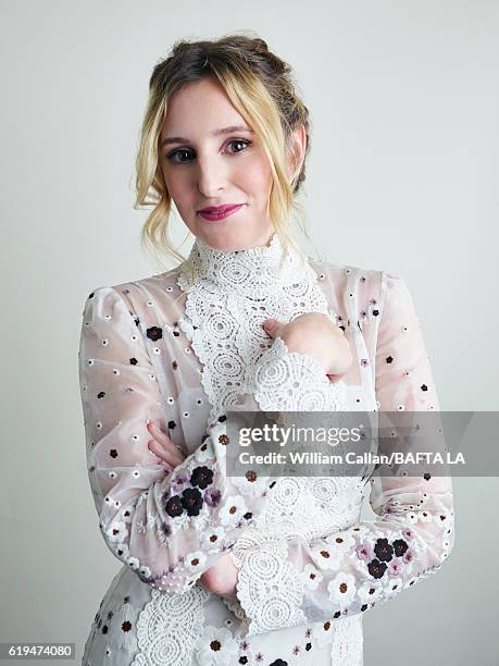 Actress Laura Carmichael poses for a portrait BBC America BAFTA Los Angeles TV Tea Party 2016 at the The London Hotel on September 17, 2016 in West...