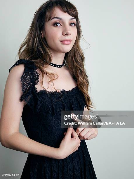 Actress Hannah Marks poses for a portrait BBC America BAFTA Los Angeles TV Tea Party 2016 at the The London Hotel on September 17, 2016 in West...