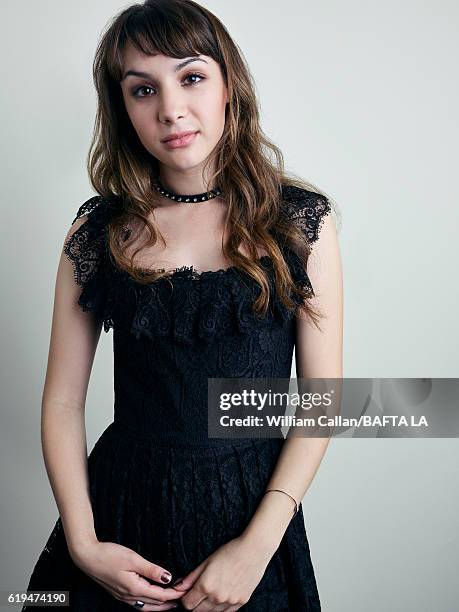 Actress Hannah Marks poses for a portrait BBC America BAFTA Los Angeles TV Tea Party 2016 at the The London Hotel on September 17, 2016 in West...