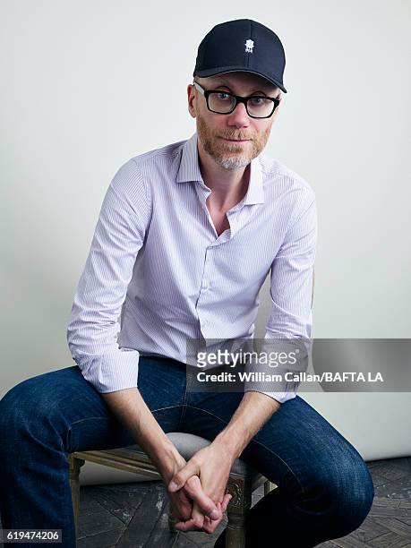 English writer, director, radio presenter, comedian, and actor Stephen Merchant poses for a portrait BBC America BAFTA Los Angeles TV Tea Party 2016...