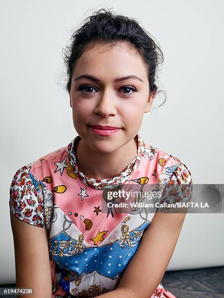 Actress Tatiana Maslany poses for a portrait BBC America BAFTA Los Angeles TV Tea Party 2016 at the The London Hotel on September 17, 2016 in West...