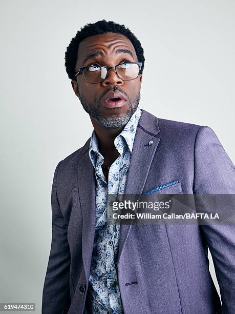 Actor Kevin Hanchard poses for a portrait BBC America BAFTA Los Angeles TV Tea Party 2016 at the The London Hotel on September 17, 2016 in West...