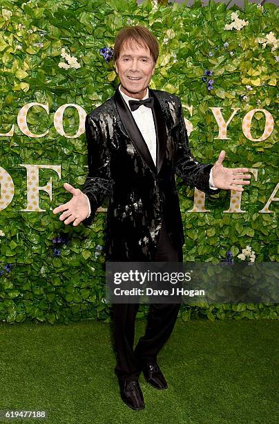 Sir Cliff Richard attends the Daily Mirror Pride of Britain Awards in Partnership with TSB at The Grosvenor House Hotel on October 31, 2016 in...