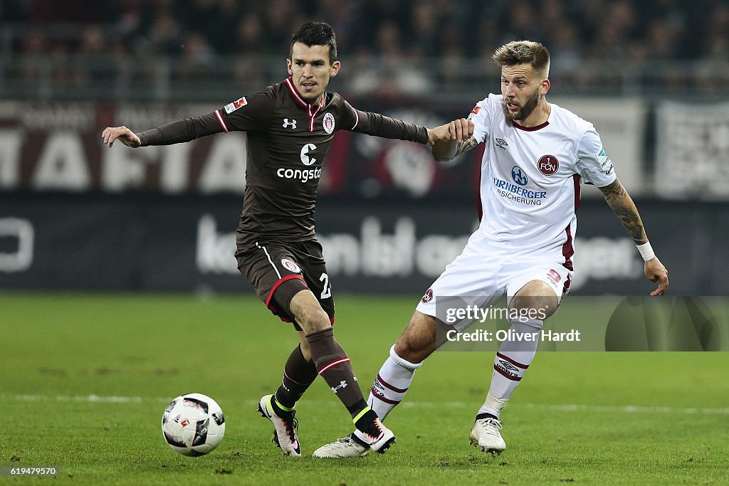 FC St. Pauli v 1. FC Nuernberg - Second Bundesliga