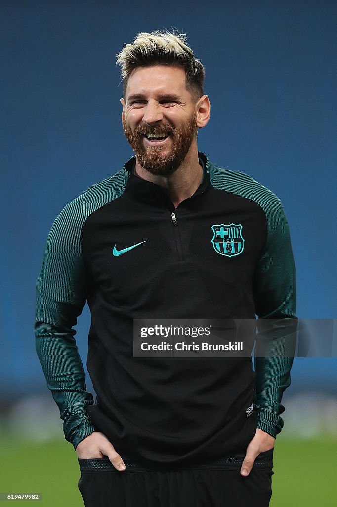 Barcelona Training Session and Press Conference