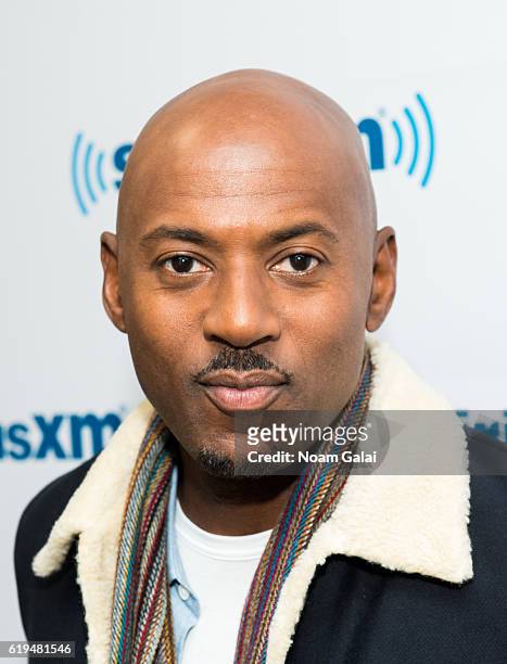 Actor Romany Malco visits the SiriusXM Studio on October 31, 2016 in New York City.