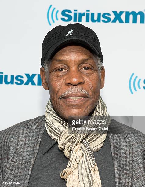 Actor Danny Glover visits the SiriusXM Studio on October 31, 2016 in New York City.