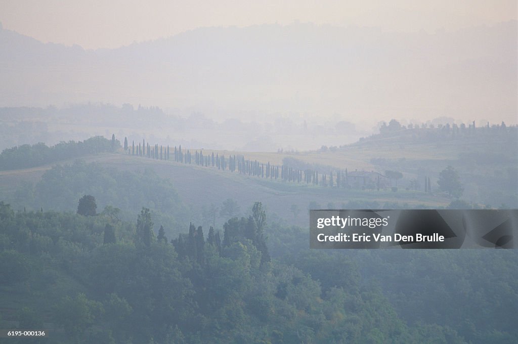 Mist Over Hills