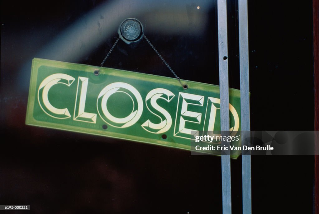 'Closed' Sign