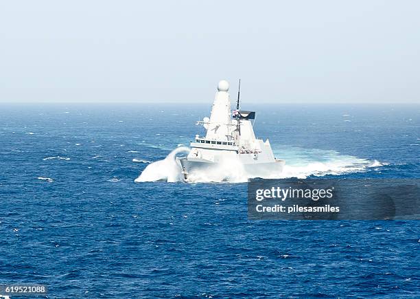 high speed turn, arabian sea - royal navy stock pictures, royalty-free photos & images