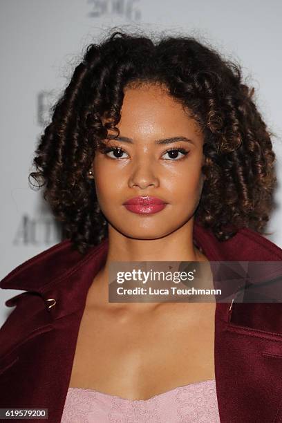 Malaika Firth attends Harper's Bazaar Women Of The Year Awards at Claridge's Hotel on October 31, 2016 in London, England.