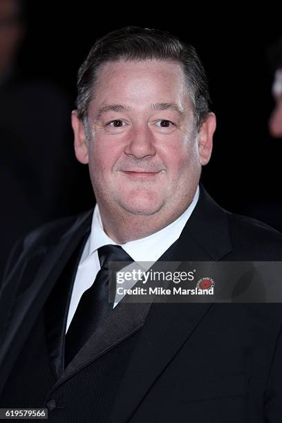 Actor Johnny Vegas attends the Pride Of Britain Awards at The Grosvenor House Hotel on October 31, 2016 in London, England.